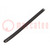 Hole and edge shield; polyetylene; L: 30.5m; black; H: 4.7mm