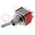 Switch: toggle; Pos: 3; DP3T; ON-OFF-(ON); 2A/250VAC; 5A/28VDC; IP40