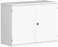 Componenta - Flügeltürenschrank mit Korpusfarbe Weiß mit 1 Fachböden, HxBxT 768 x 1000 x 425 mm | GL1812-WEWE