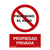 SEÑAL PROHIBIDO "PROHIBIDO EL PASO PROPIEDAD PRIVADA" (PVC 0.7MM) 30X40CM