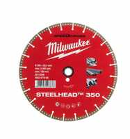 Milwaukee Speedcross Diamanttrennscheibe STEELHEAD 350 mm für Stahl, Edelstahl und Beton