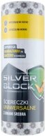 Ściereczki na rolce Jan Niezbędny Silver Block, uniwersalne, z jonami srebra, 50 sztuk, biało-szary