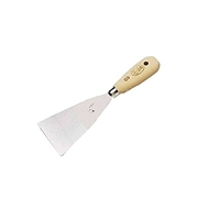 SPATULE POUR STUCCATORI LAME EN ACIER TREMPÉ. MANCHE EN BOIS. ANCORA MM 100 ART.501