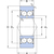 SKF 305702 C-2Z - RODAMIENTO DE BOLAS RADIAL DE CONTACTO ANGULAR, ACERO