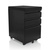 Rollcontainer COLOR OS Metall schwarz mit Sitzkissen schwarz hjh OFFICE