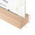 Tisch- und Thekenaufsteller / Speisekartenhalter / Menükartenhalter „Buche“ in DIN-Formaten | hout + acrylglas DIN A6 gerecycled acrylglas rechthoek