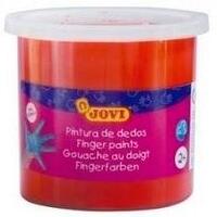 JOVI ESTUCHE 5 BOTES PINTURA DE DEDOS 125ML BERMELLÓN