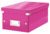 Archivbox Click & Store WOW DVD, Graukarton, pink