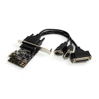 StarTech.com 2S1P PCI Express Schnittstellenkarte - PCIe Seriell / Parallel Karte mit Breakout Kabel