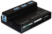 DeLOCK 91721 geheugenkaartlezer USB 3.2 Gen 1 (3.1 Gen 1) Zwart