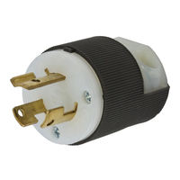Hubbell HBL4570C electrical power plug Black, White