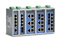 Moxa EDS-205A-S-SC-T netwerk-switch Managed Grijs