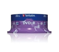 Verbatim DVD+R Matt Silver 4,7 GB 25 pz
