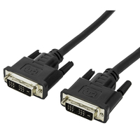 Techly 1.8m DVI-I M/M cable DVI 1,8 m Negro