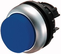 Eaton M22-DLH-B przełącznik elektryczny Pushbutton switch Czarny, Niebieski, Metaliczny