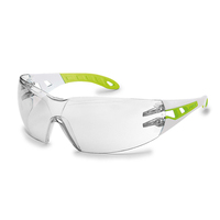 Uvex 9192725 Schutzbrille/Sicherheitsbrille Grün, Weiß