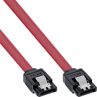 InLine 27305 câble SATA 0,5 m Rouge