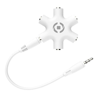 Celly MIX5LINEIN35WH splitter audio Bianco