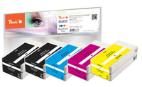 Peach PI200-645 inktcartridge Compatibel Zwart, Cyaan, Magenta, Geel 5 stuk(s)