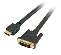 M-Cab 7300088 adapter kablowy 2 m HDMI Typu A (Standard) DVI-D Czarny