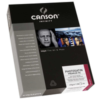 Canson Infinity PhotoSatin Premium Resin Coated papier photos A3+ Blanc Satin