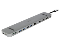 ALLNET PSUC2501 station d'accueil USB 3.2 Gen 1 (3.1 Gen 1) Type-C Gris