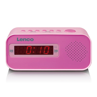 Lenco CR-205 Digitaler Wecker Pink