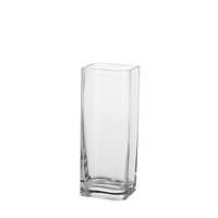 LEONARDO Lucca Vase Vase in quadratischer Form Glas Transparent