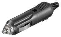 Goobay KFZ/Auto Zigarettenanzünder Stecker, 12 V, mit 2,5-A-Sicherung, schwarz