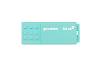 Goodram UME3 USB flash meghajtó 64 GB USB A típus 3.2 Gen 1 (3.1 Gen 1) Türkizkék