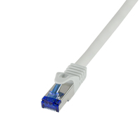 LogiLink C6A102S Netzwerkkabel Grau 15 m Cat6a S/FTP (S-STP)