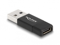 DeLOCK 60001 Kabeladapter USB A USB C Schwarz