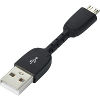 Renkforce RF-3346626 câble USB USB 2.0 USB A Micro-USB B Noir