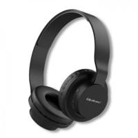 Qoltec 50846 fejhallgató és headset Vezeték nélküli Kézi Hívás/zene Micro-USB Bluetooth Fekete