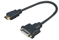 Vivolink PROHDMIADAPDVI video átalakító kábel 0,2 M HDMI DVI-D Fekete