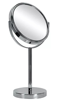 Kleine Wolke Base Mirror Make-up-Spiegel Freistehend Rund Silber
