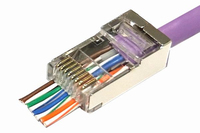 Microconnect KON506-50EZ conector RJ45 Plata