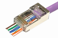 Microconnect KON506-50EZ wtyczka RJ45 Srebrny