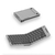 Mobile Pixels Foldable Keyboard Grey Bluetooth QZERTY