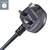 connektgear 0.5m UK Mains Power Cable UK Plug to C13 Socket