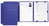 Pagna 22016-02 Präsentations-Mappe Karton Blau