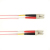 Black Box FOCMPM4-002M-LCLC-PK cable de fibra optica 2 m 2x LC OFNP OM4 Rosa