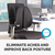 Fellowes Back Support for Office Chair - Back Angel Office Chair Back Support with 7 Height Adjustments - H37.94 x W43.97 x D13.97cm