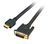 M-Cab 7300088 adapter kablowy 2 m HDMI Typu A (Standard) DVI-D Czarny