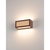 SLV BOX-L Wandbeleuchtung für den Außenbereich E27 LED Braun