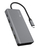 ICY BOX IB-DK4070-CPD Vezetékes USB 3.2 Gen 1 (3.1 Gen 1) Type-C Antracit, Fekete