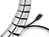 DeLOCK Kabelkanal für Schreibtisch 740 x 75 mm höhenverstellbar silber