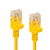 Microconnect V-UTP6A0025Y-SLIM networking cable Yellow 0.25 m Cat6a U/UTP (UTP)