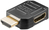 Goobay HDMI Adapter, vergoldet, Schwarz