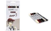 COPIC Kit de marqueurs ciao 5+1, Manga 5 (70000659)
